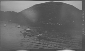 Image: Five kayakers
